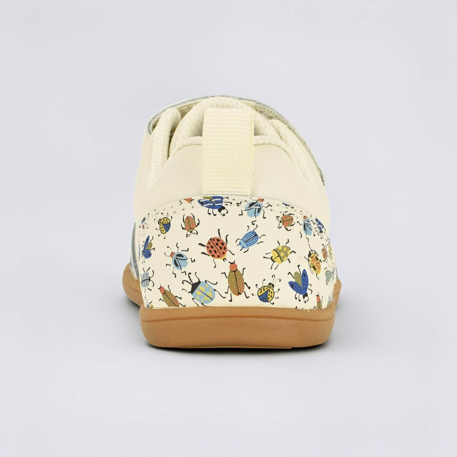 Cream Bug barefoot toddler trainer - back