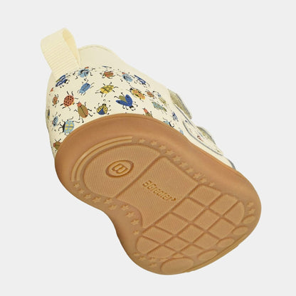Cream Bug barefoot toddler trainer - floating