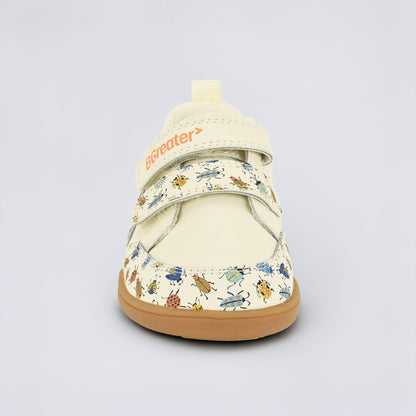 Cream Bug barefoot toddler trainer - front