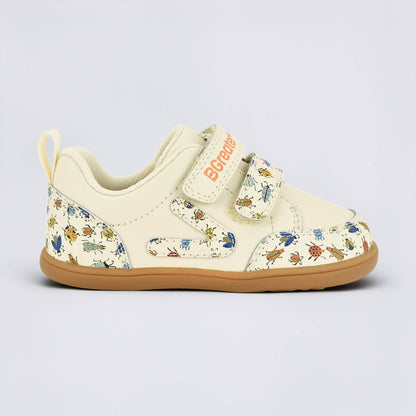 Cream Bug barefoot toddler trainer - outside