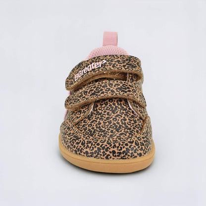 Leopard barefoot toddler trainer - front