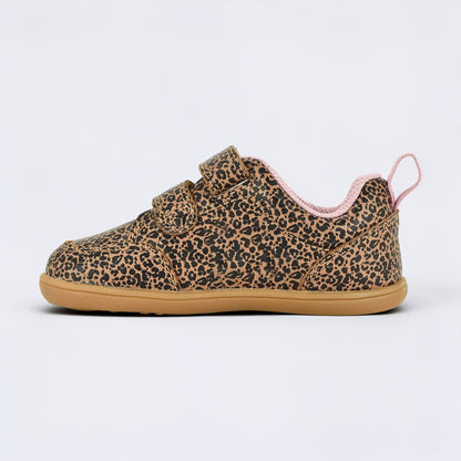 Leopard barefoot toddler trainer - inside