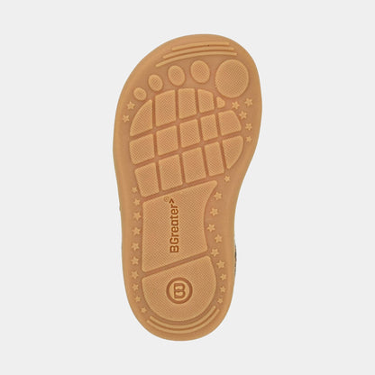 Leopard barefoot toddler trainer - sole