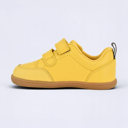 Ochre barefoot toddler trainer - inside