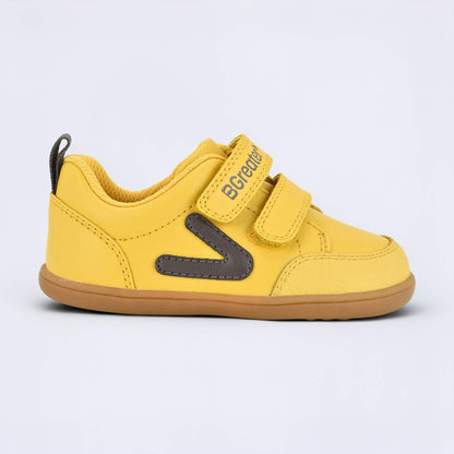 Ochre barefoot toddler trainer - outside
