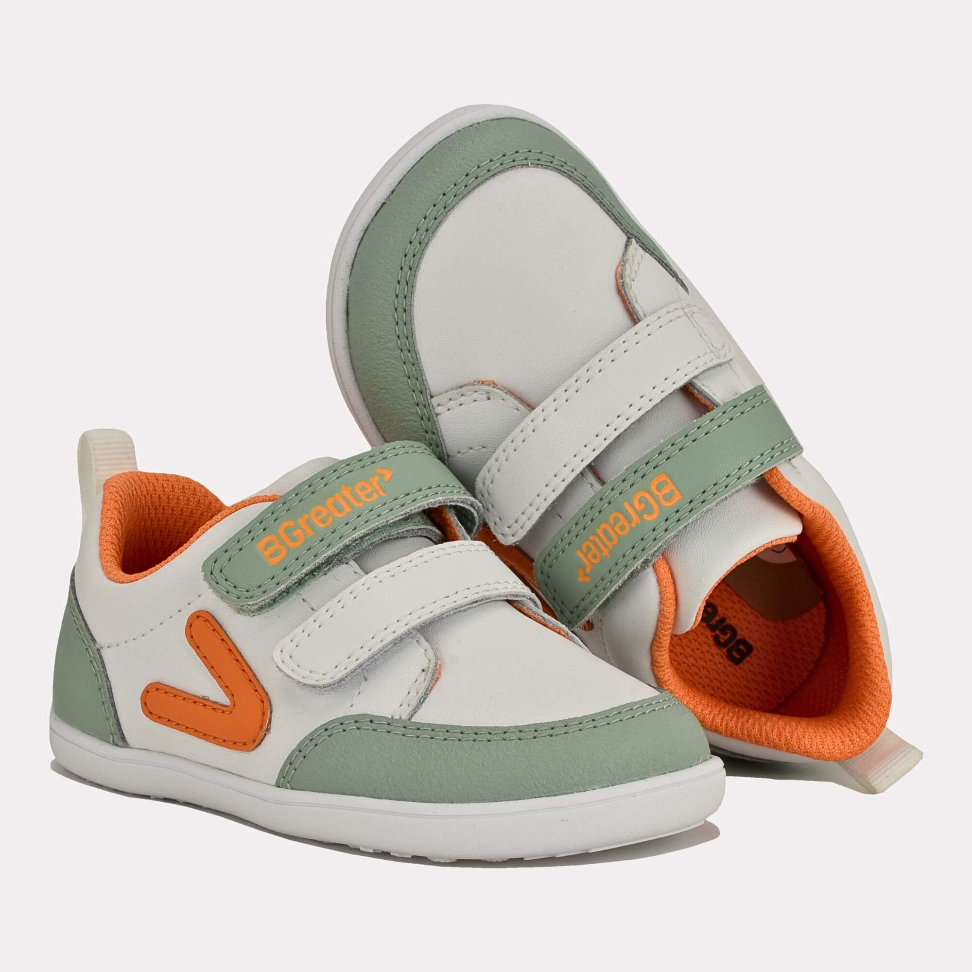 Olive white barefoot toddler trainer - benefits