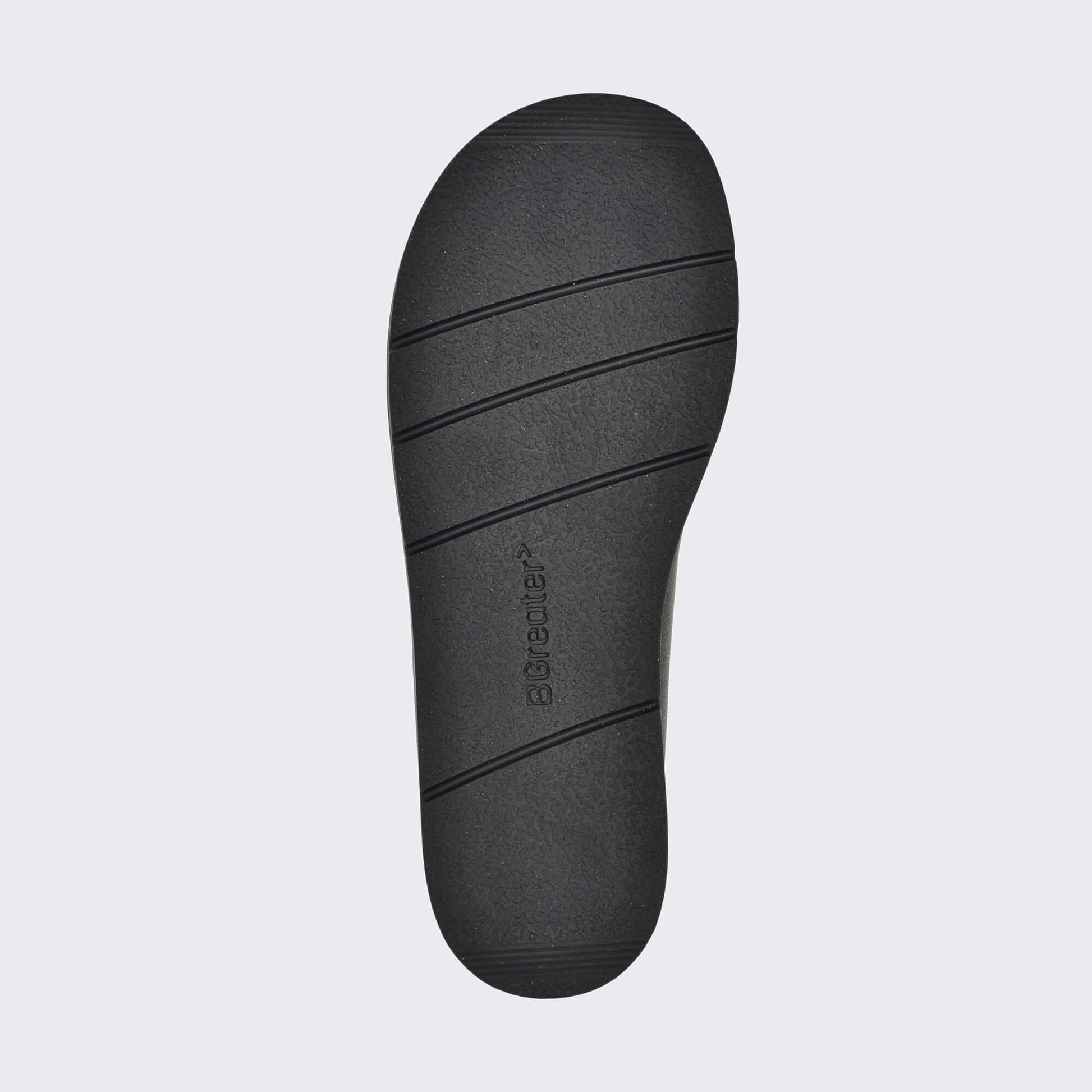 Girls Black Barefoot School Shoe - sole