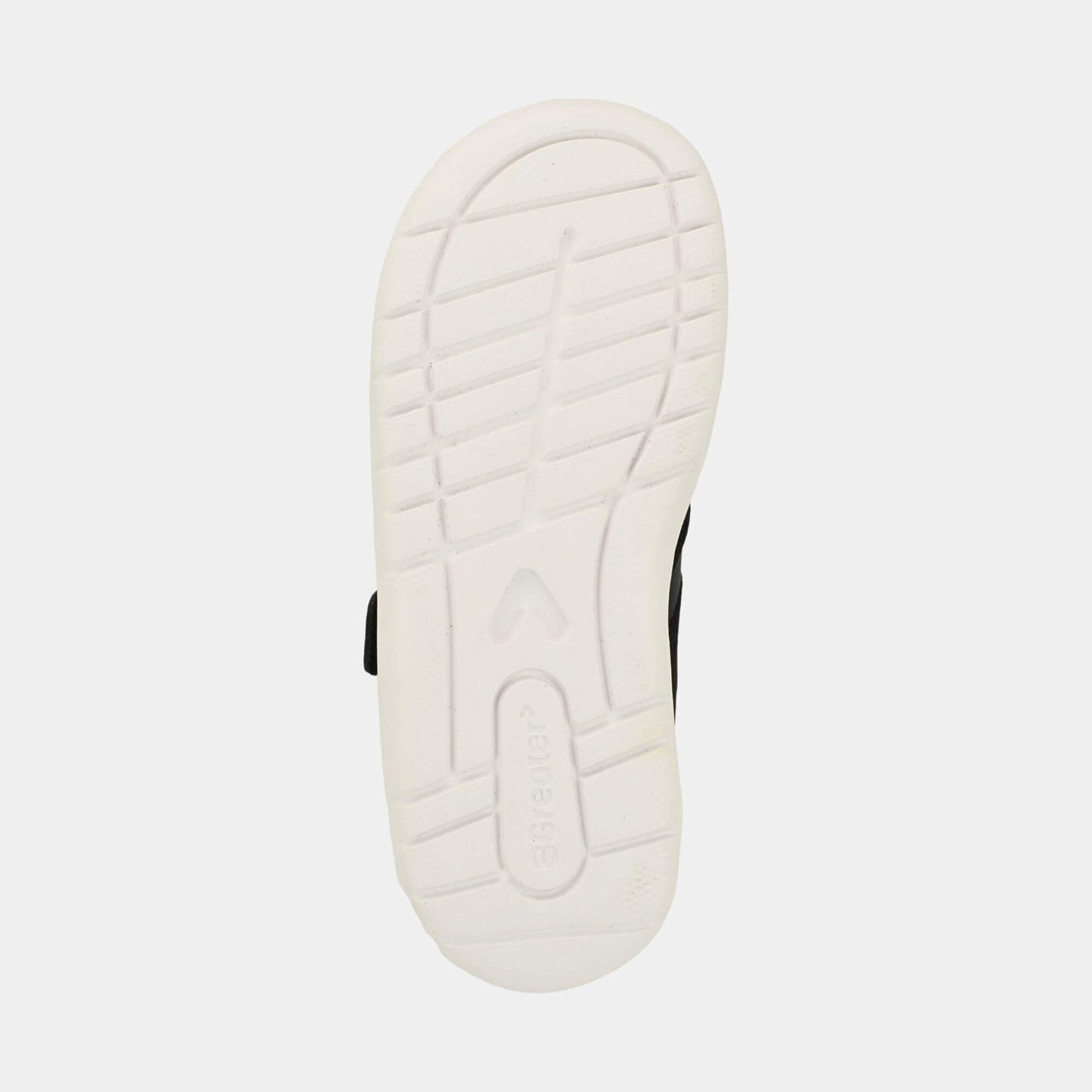 Black Iridescent barefoot kids trainer - sole