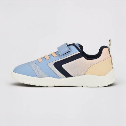 Blue Peach barefoot kids trainer - inside