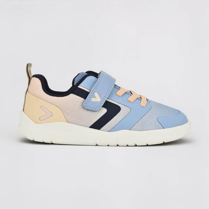 Blue Peach barefoot kids trainer - outside