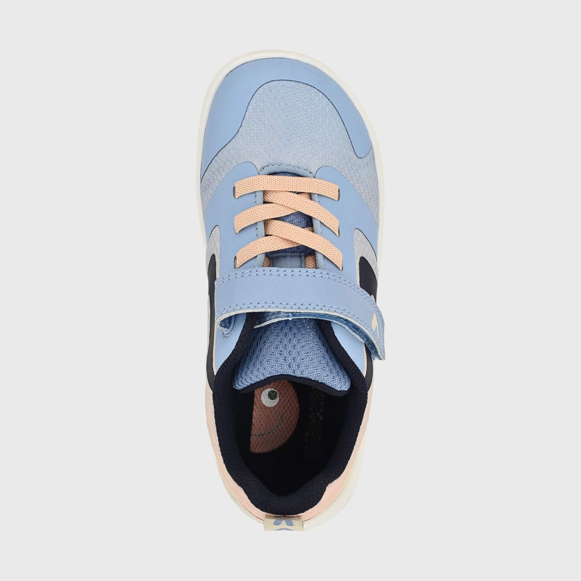 Blue Peach barefoot kids trainer - top