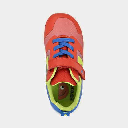 Grenadine Blue barefoot kids trainer - top