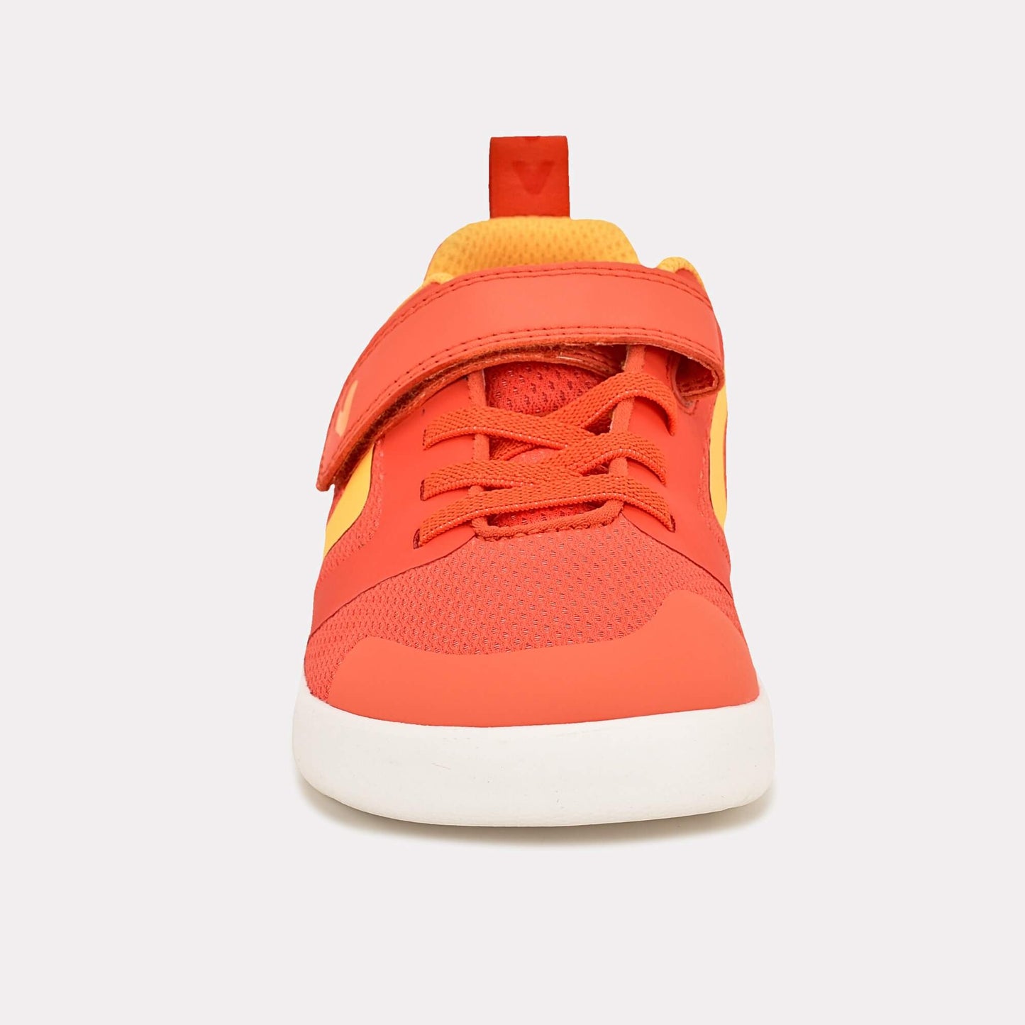 Orange barefoot kids trainer - front