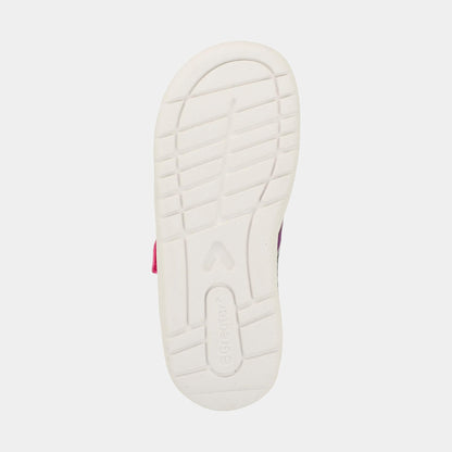 Pink Teal barefoot kids trainer - sole
