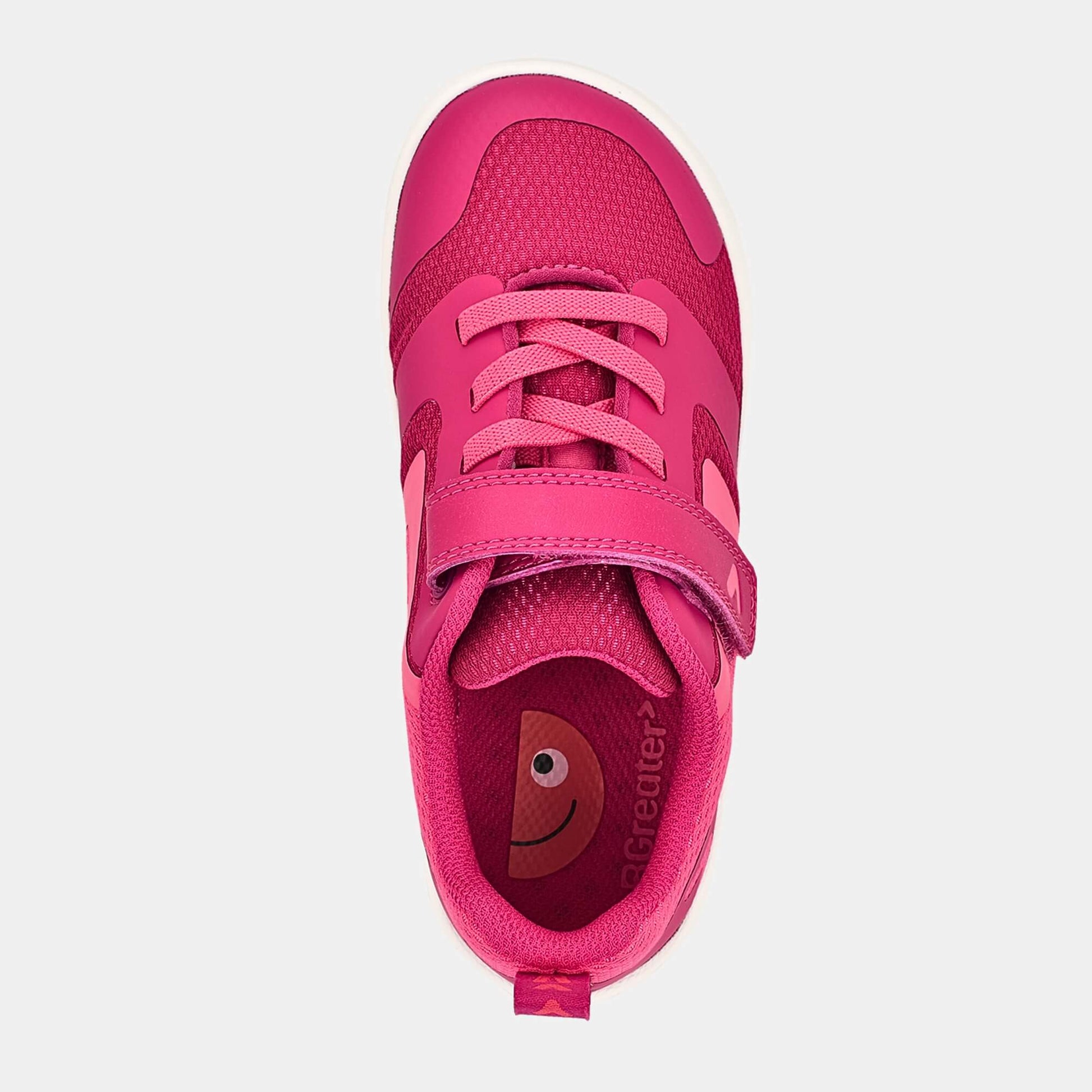 Pink barefoot kids trainer - top