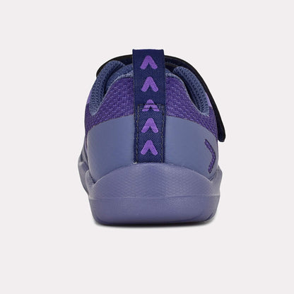 Purple barefoot kids trainer - back