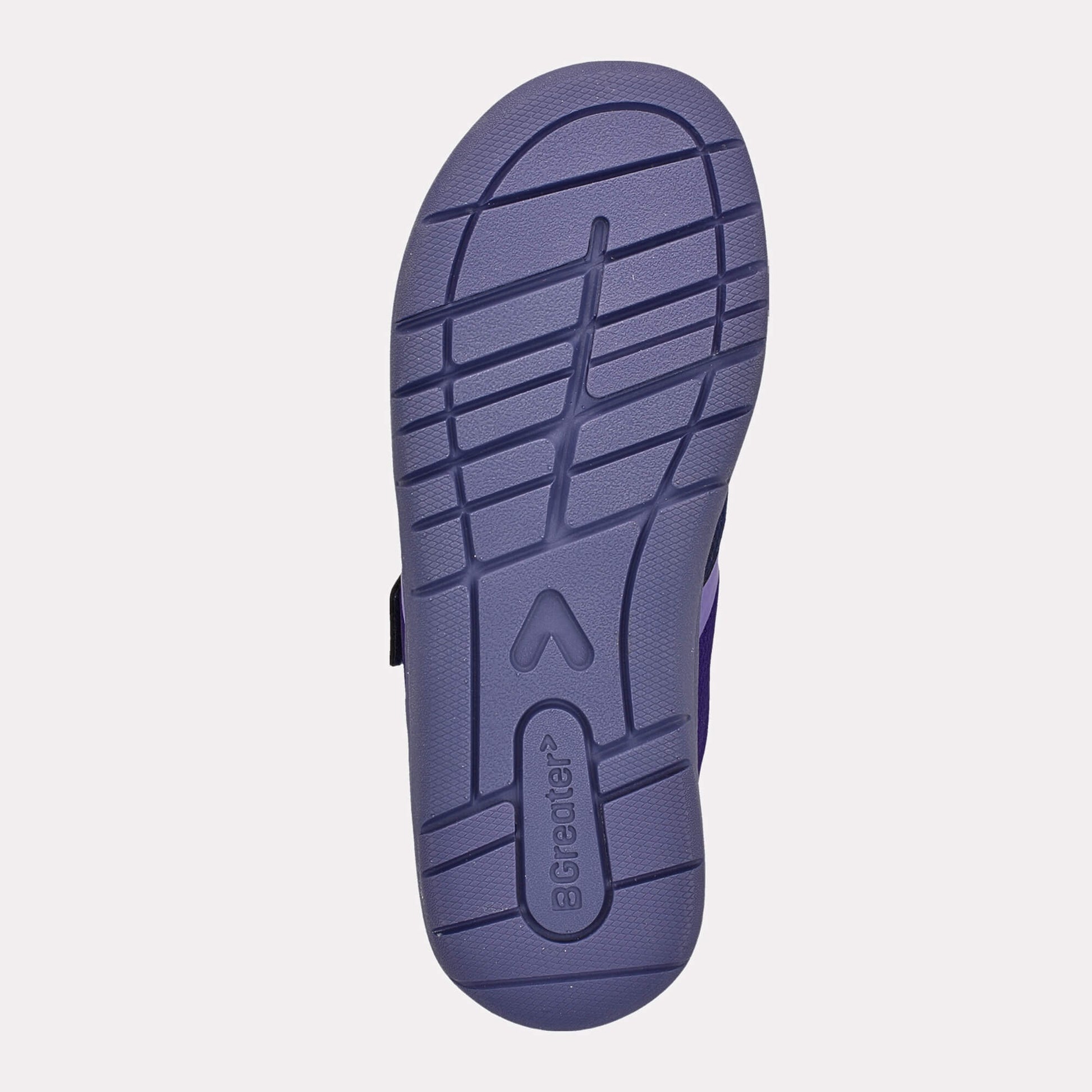 Purple barefoot kids trainer - sole
