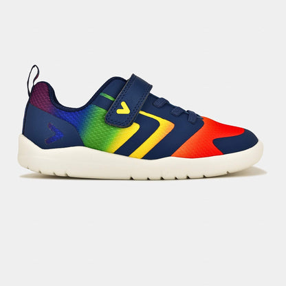 Rainbow barefoot kids trainer - outside