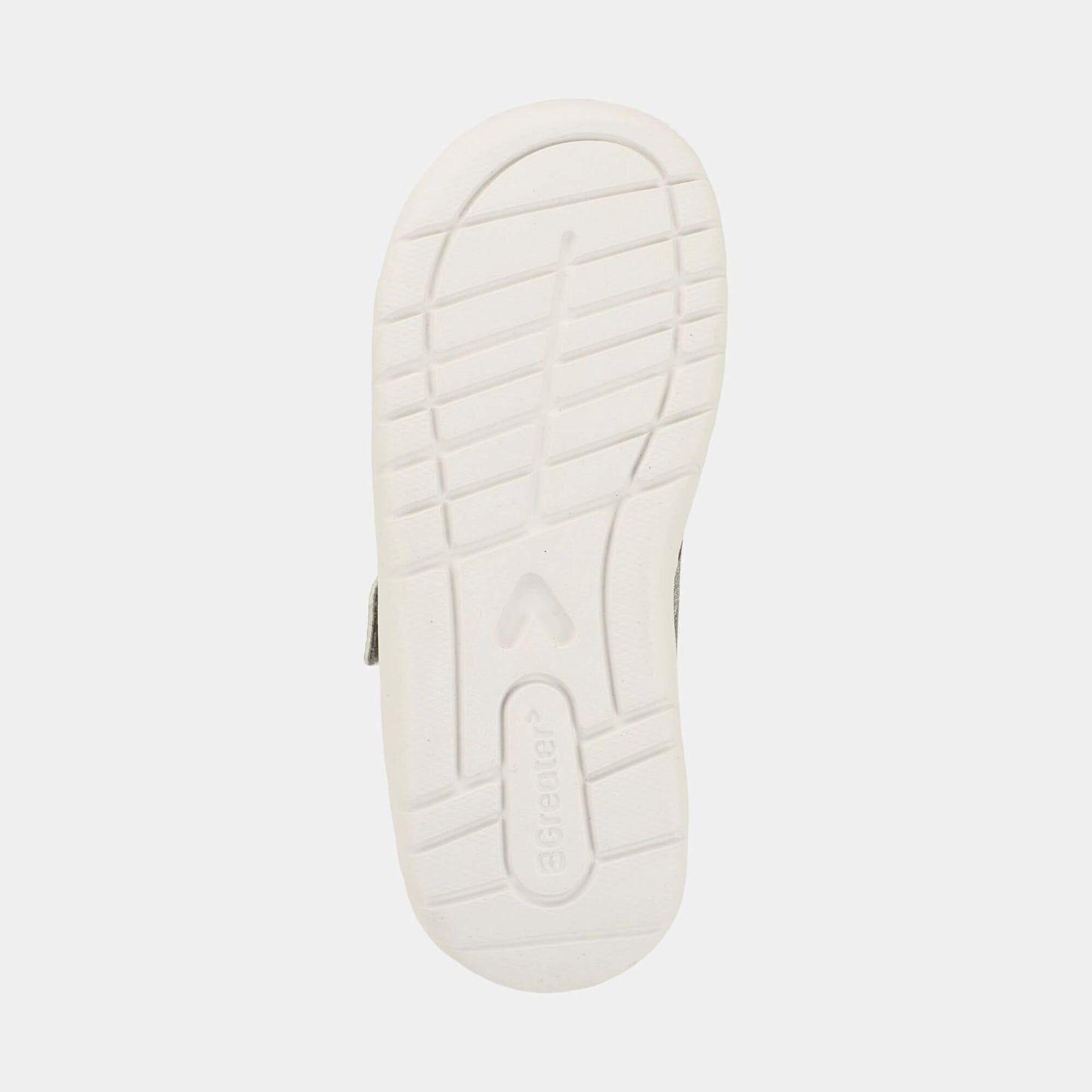 Silver Pink barefoot kids trainer - sole