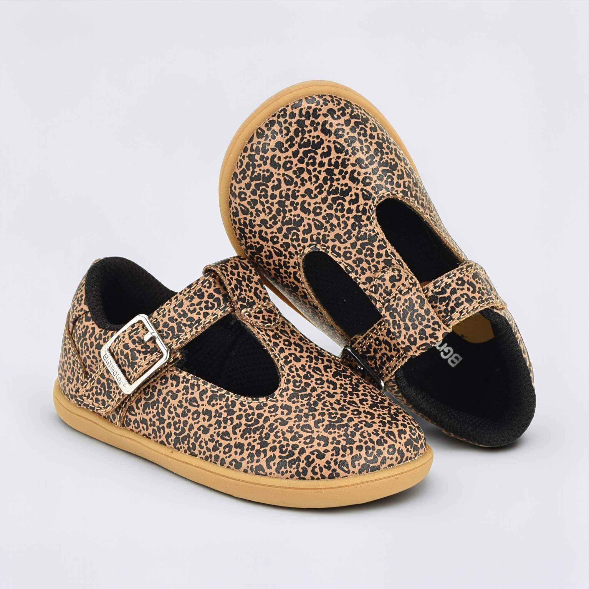 Goodall Leopard barefoot toddler shoe - benefits
