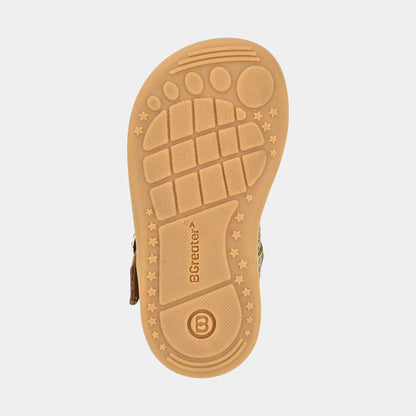 Goodall Leopard barefoot toddler shoe - sole