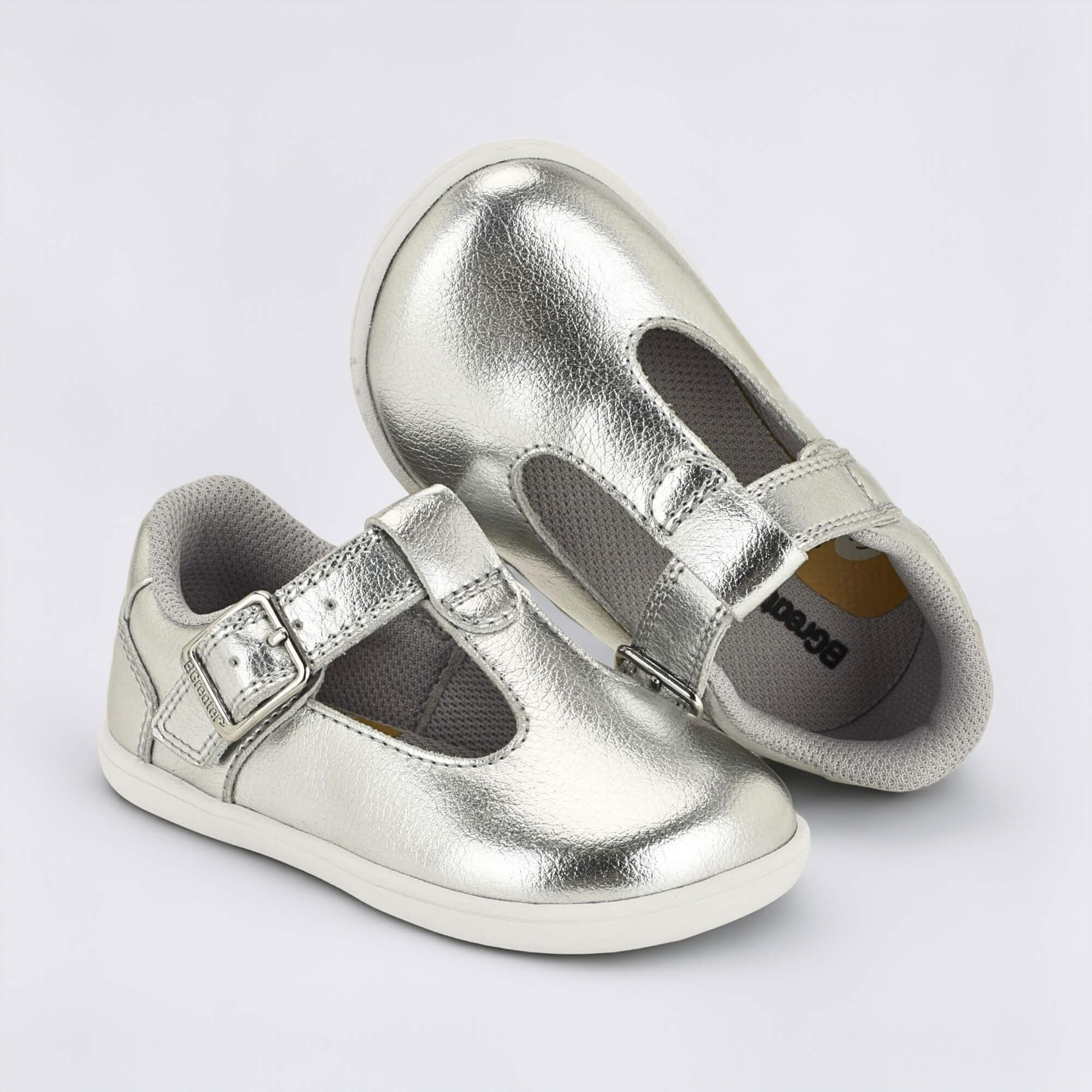Goodall Metallic barefoot toddler shoe - benefits