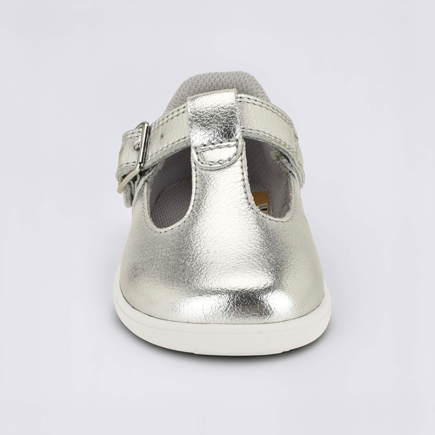 Goodall Metallic barefoot toddler shoe - front