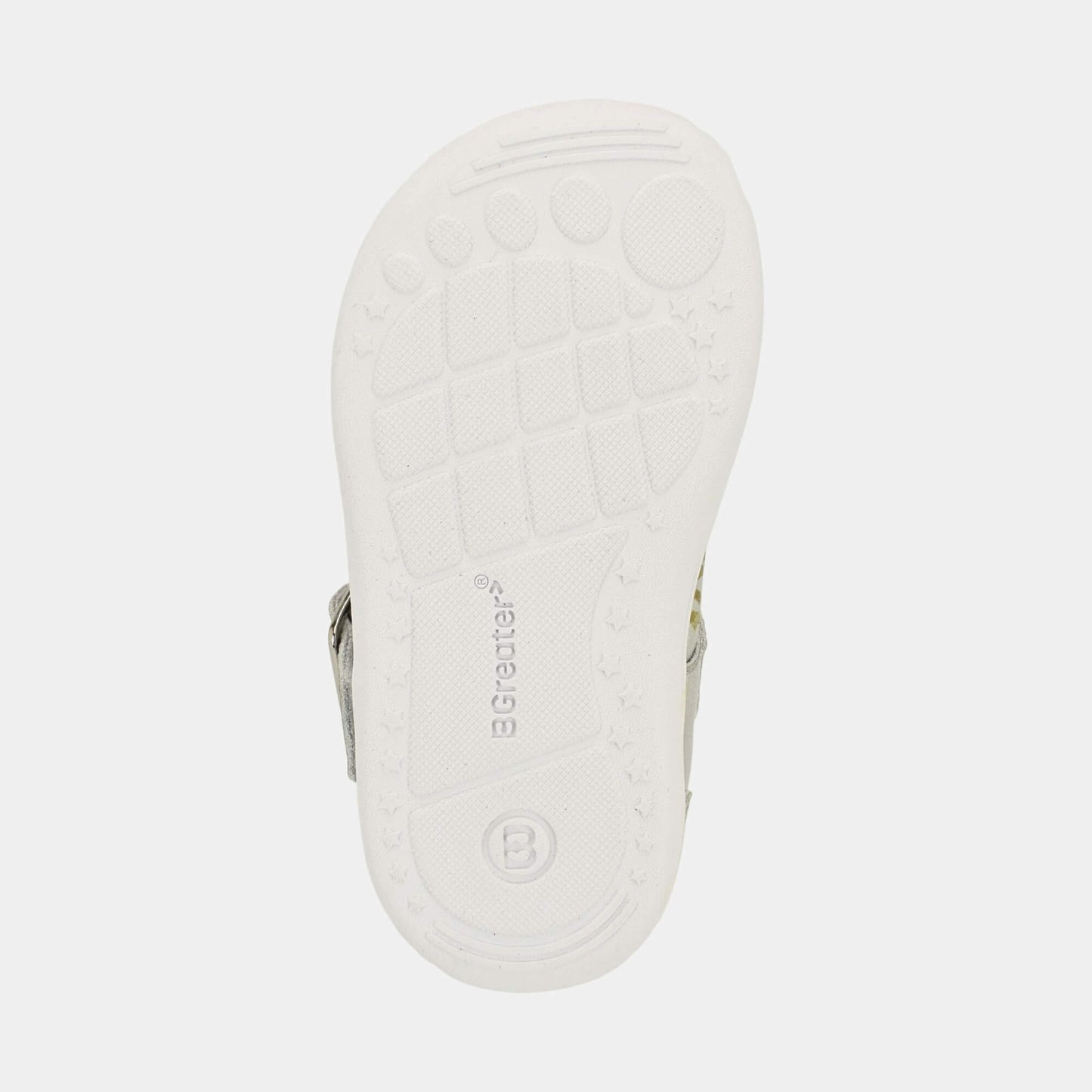 Goodall Metallic barefoot toddler shoe - sole