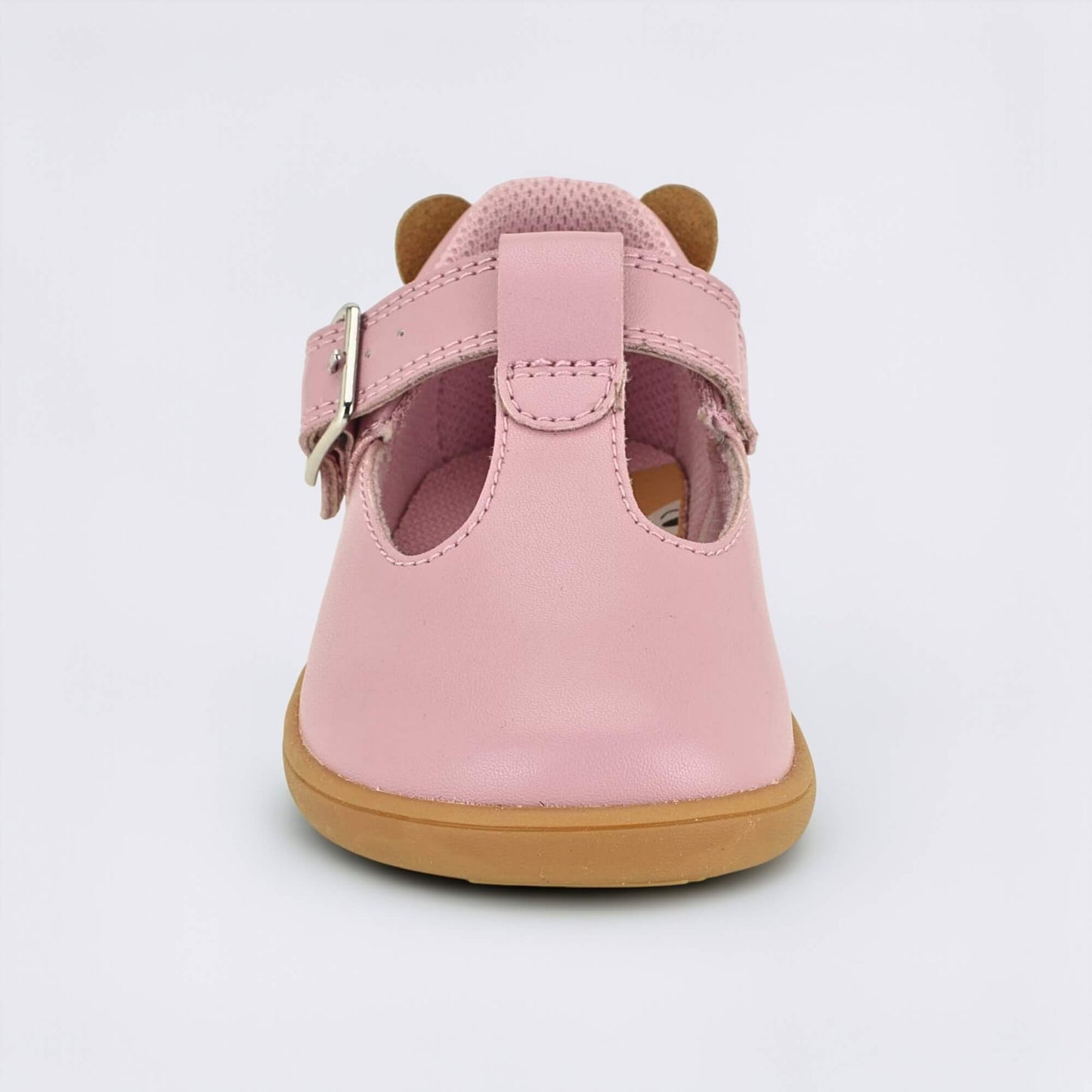 Goodall Pink barefoot toddler shoe - front