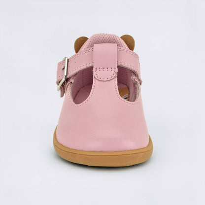Goodall Pink barefoot toddler shoe - front