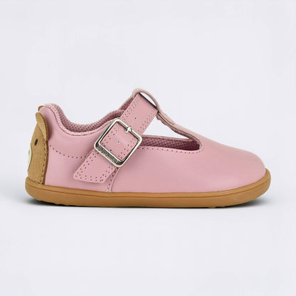 Goodall Pink barefoot toddler shoe - outside