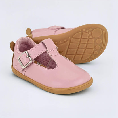 Goodall Pink barefoot toddler shoe - pair with sole