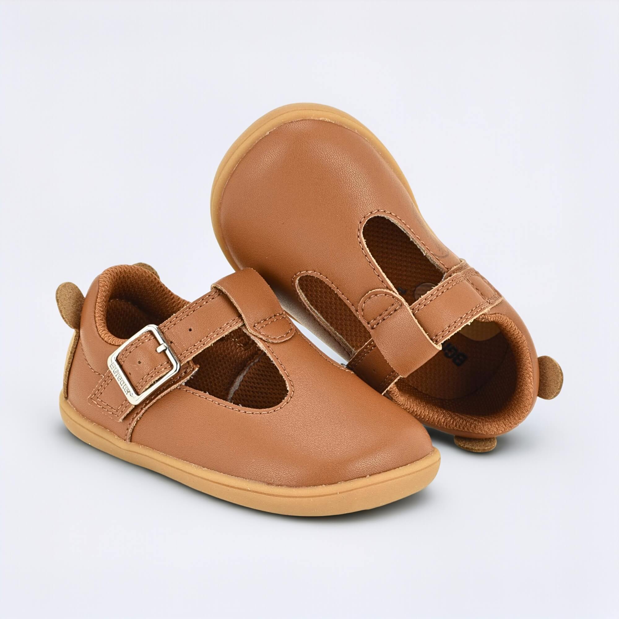 Goodall Tan barefoot toddler shoe - benefits