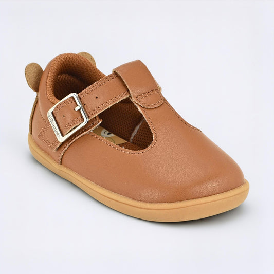 Goodall Tan barefoot toddler shoe - main feature photo