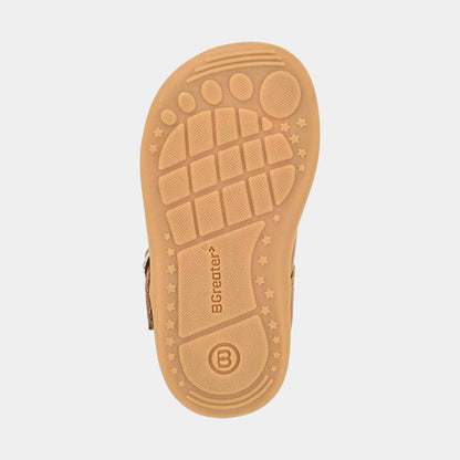 Goodall Tan barefoot toddler shoe - sole