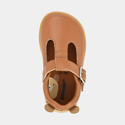 Goodall Tan barefoot toddler shoe - top