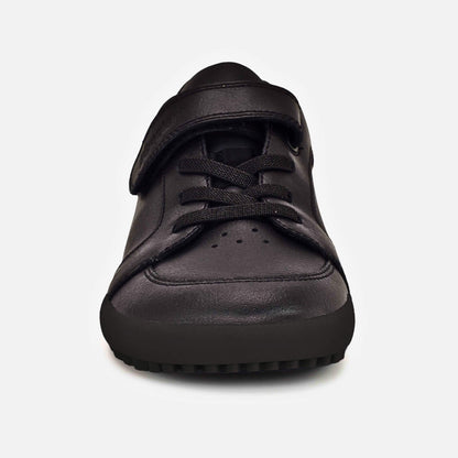 Black Barefoot School Shoe - front