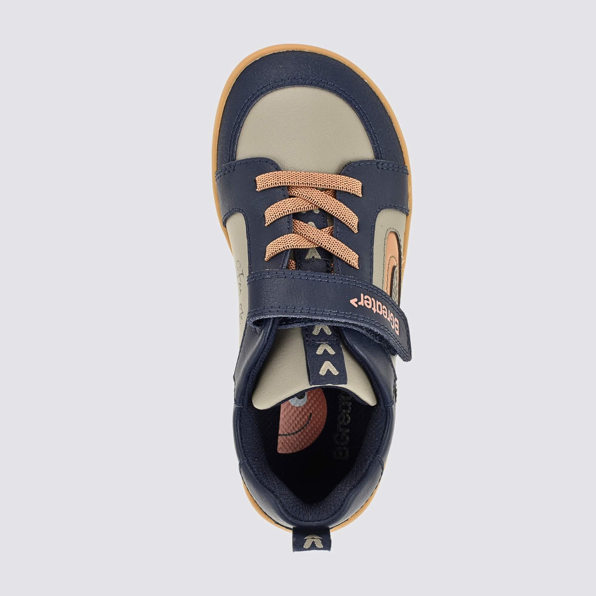 Kids Brown Barefoot Trainer - top