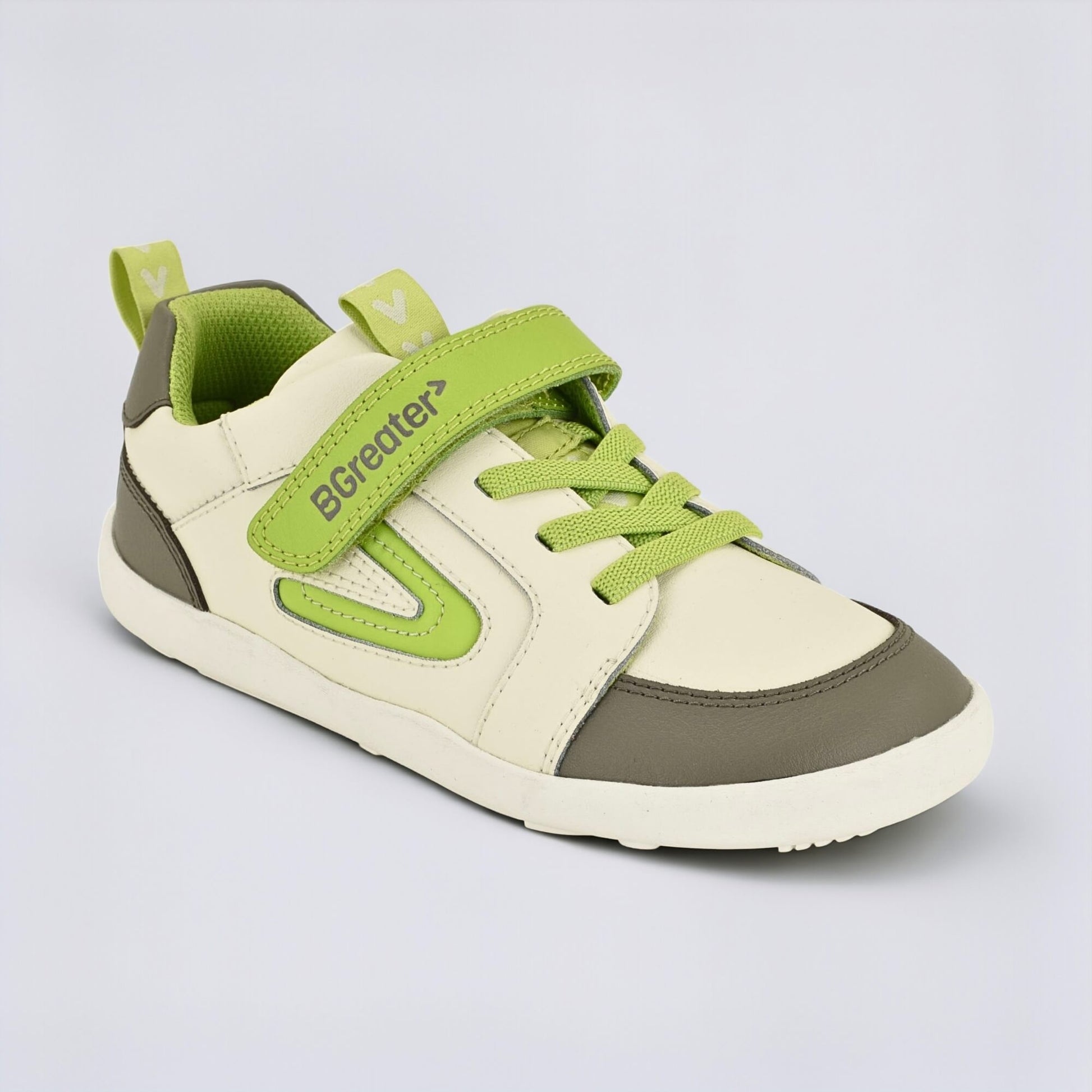 Kids Grey Lime Barefoot Trainer - main feature photo