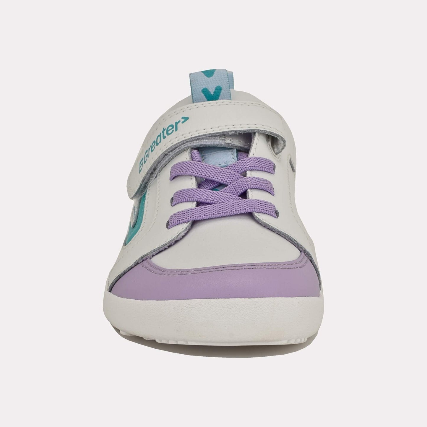 Kids Lilac White Barefoot Trainer - front