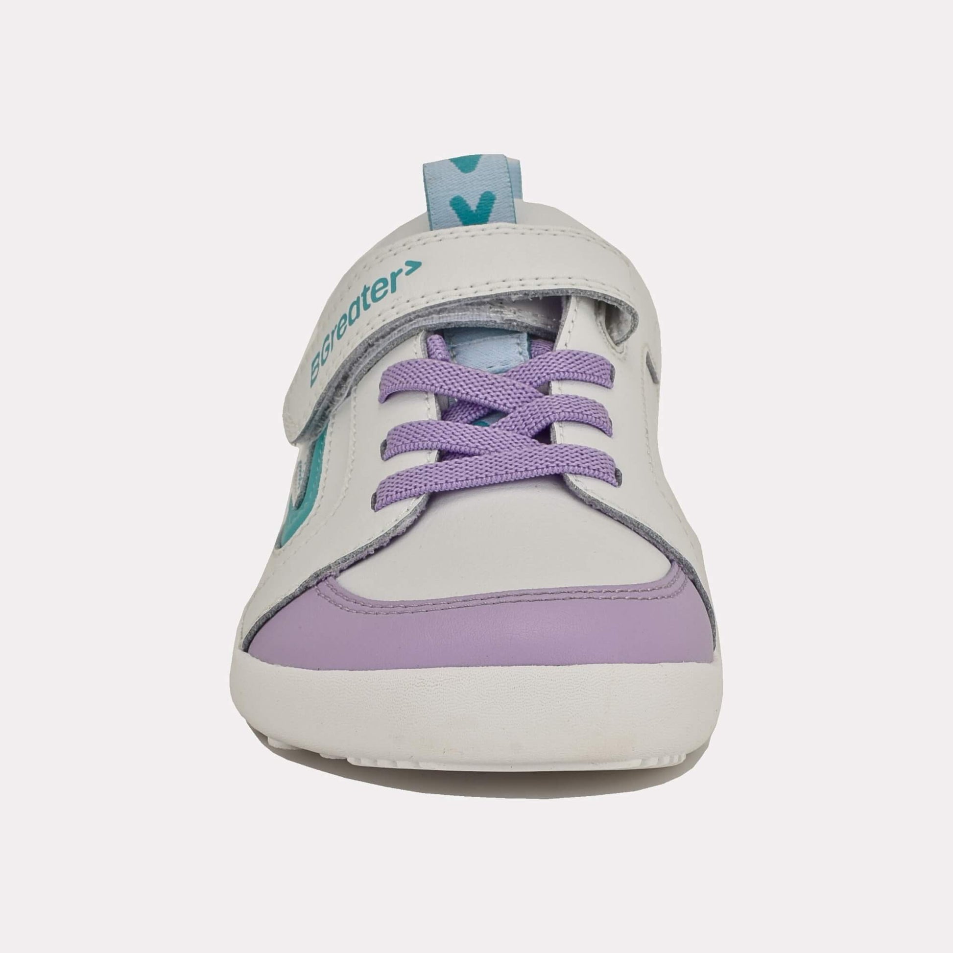 Kids Lilac White Barefoot Trainer - front