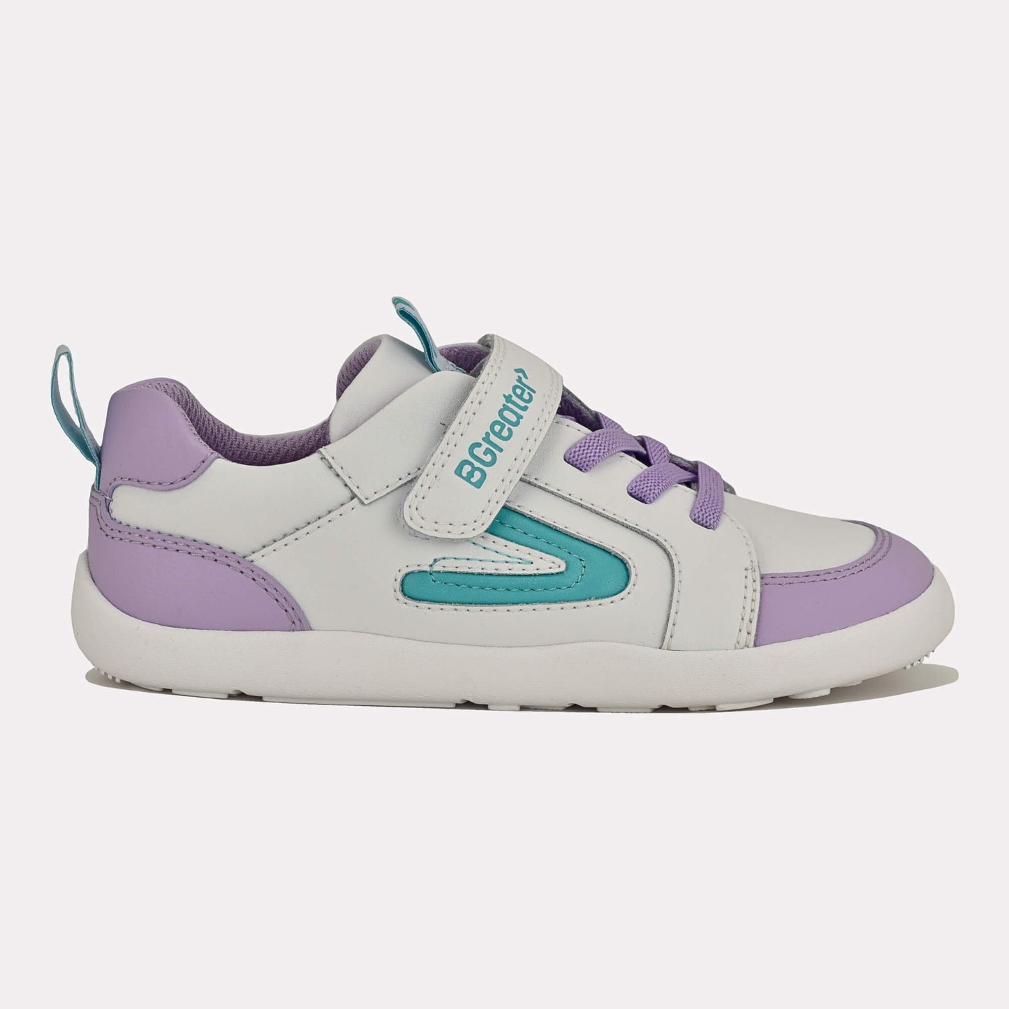Kids Lilac White Barefoot Trainer - outside