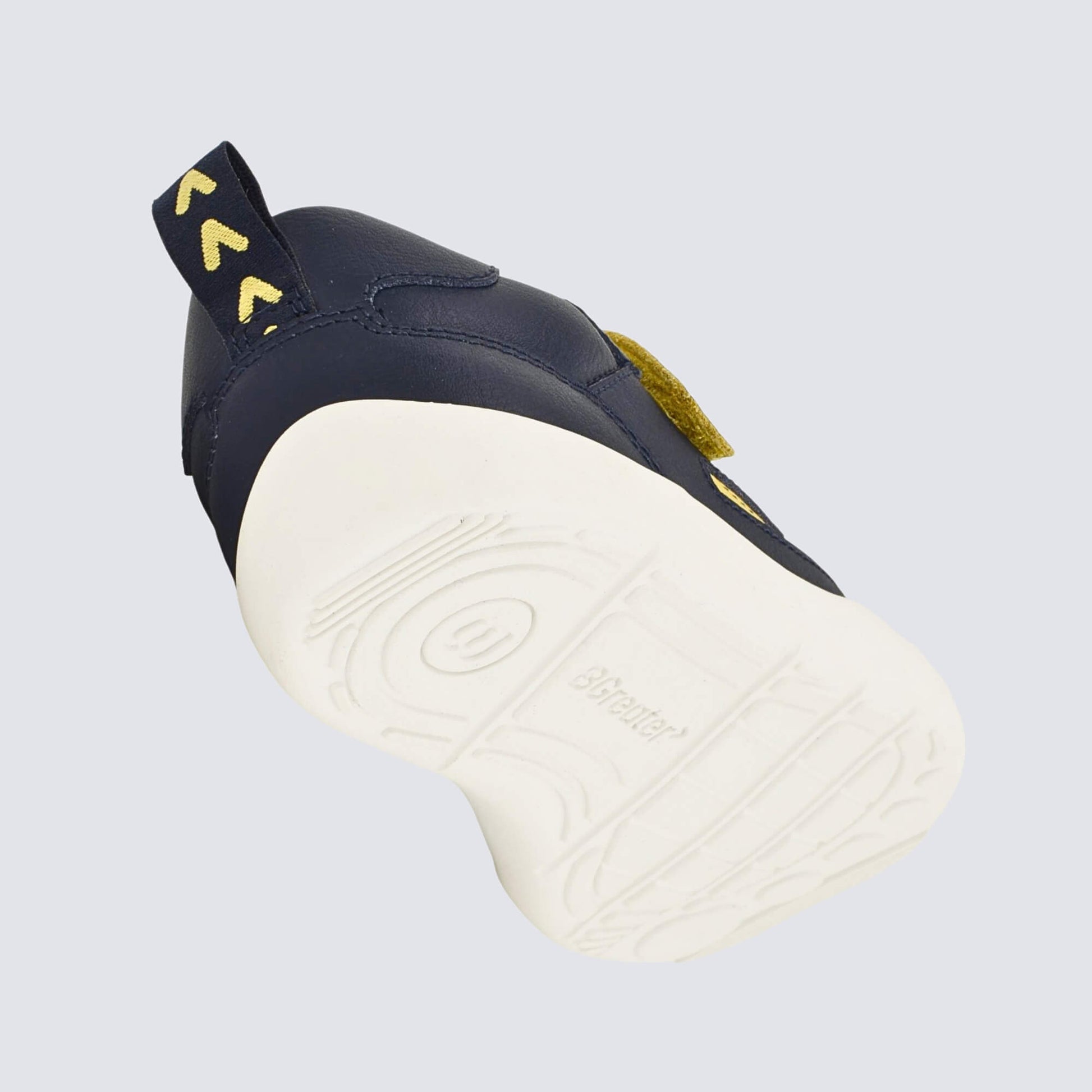Kids Navy Yellow Barefoot Trainer - floating