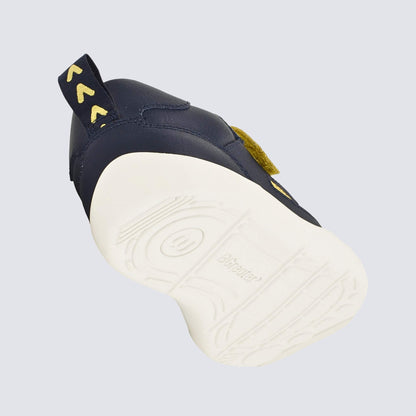 Kids Navy Yellow Barefoot Trainer - floating