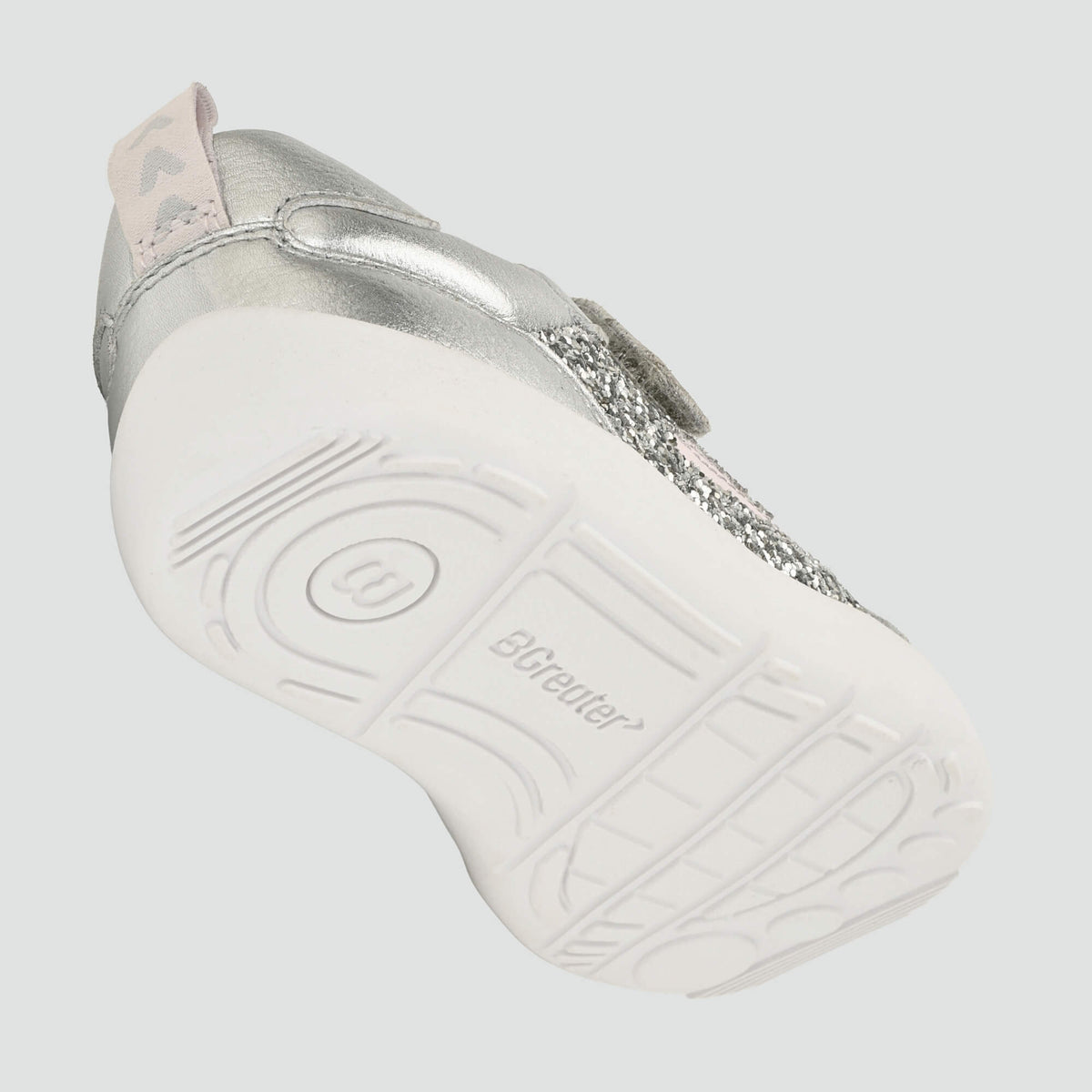 All Leather Lev - Silver Glitter