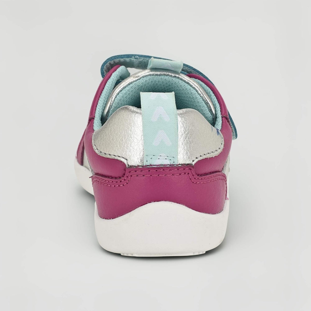 All Leather Lev - Silver Pink