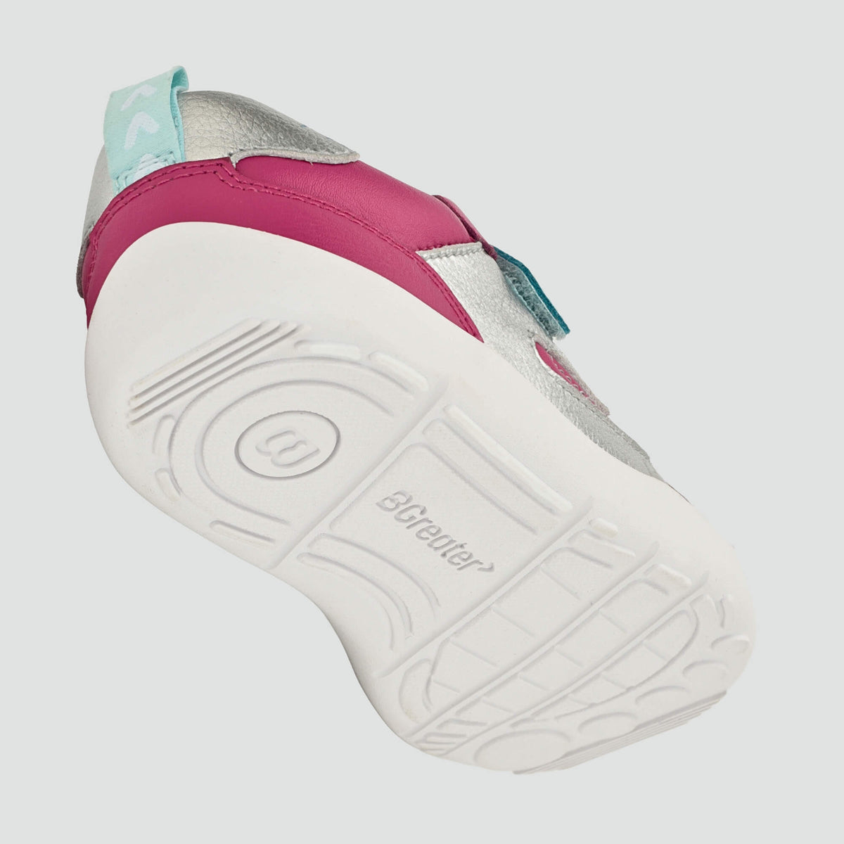 All Leather Lev - Silver Pink