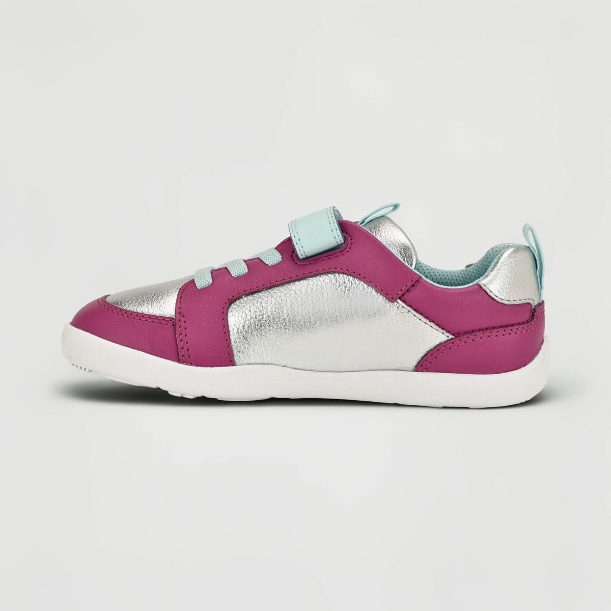 All Leather Lev - Silver Pink