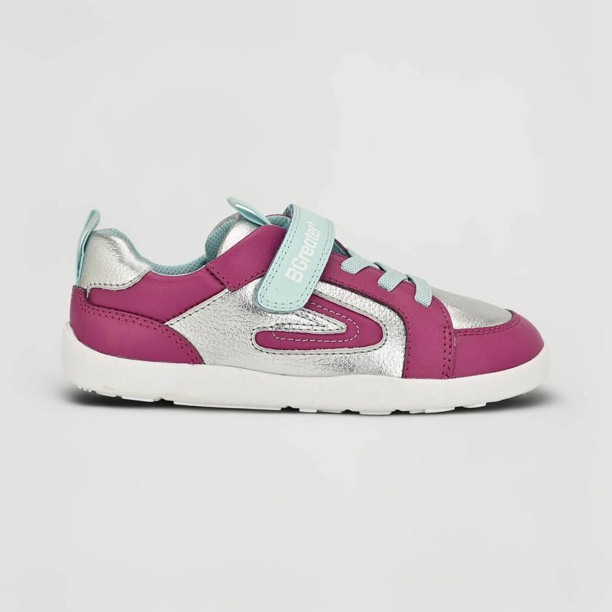 All Leather Lev - Silver Pink