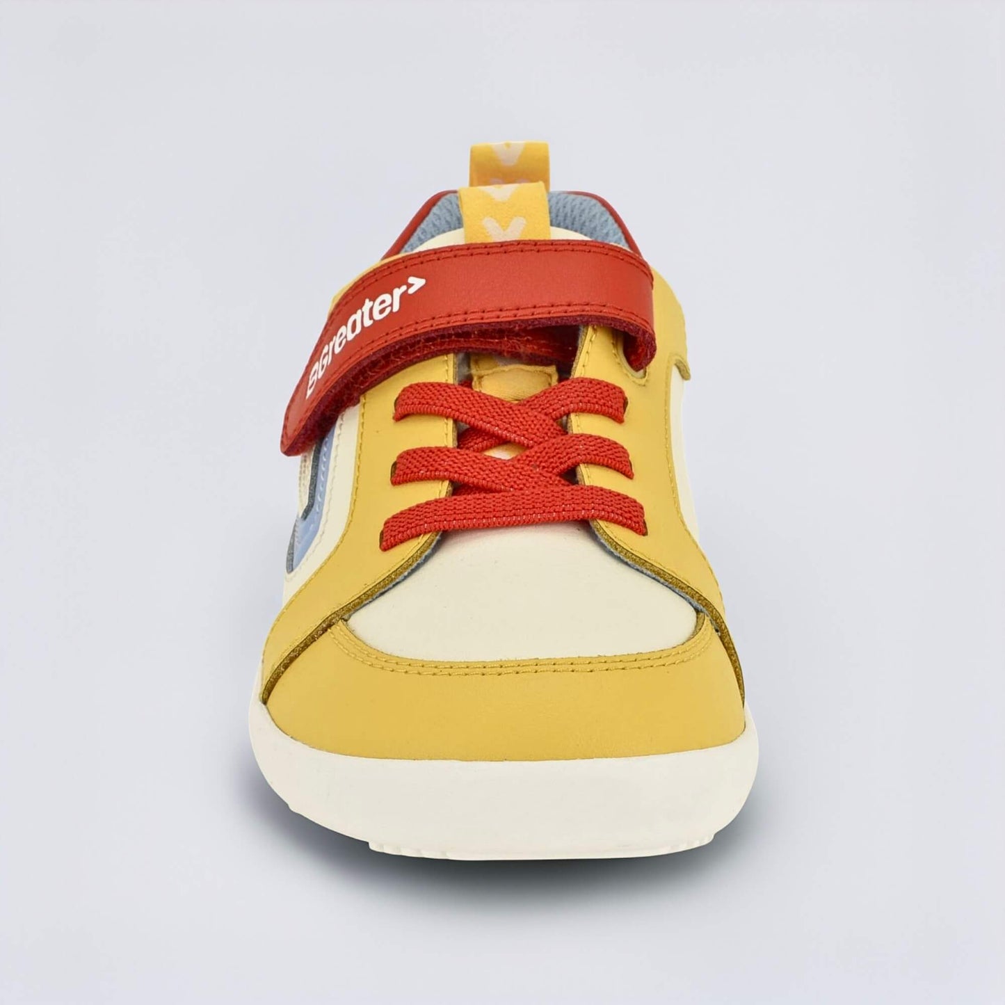 Kids Yellow Red Barefoot Trainer - front